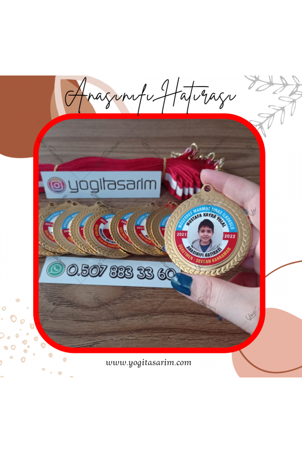 Anasınıfı Hatırası Madalyası Resimli