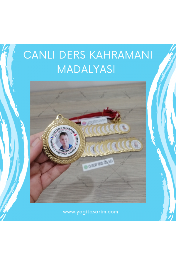 Canlı Ders Kahramanı Madalyası Resimli