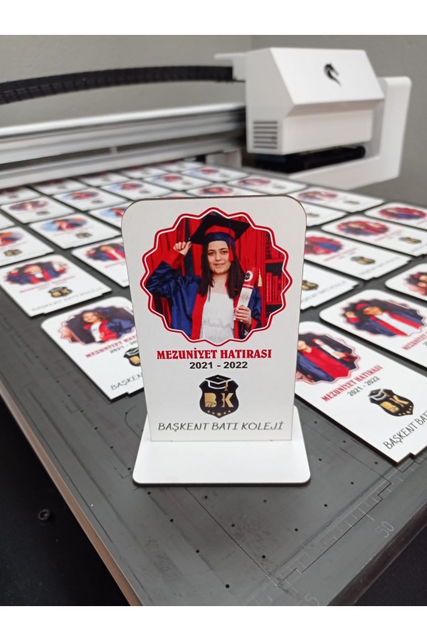 Mezuniyet Hatırası Ahşap Plaket