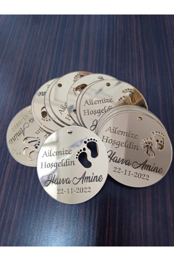 Ailemize Hoşgeldin Ayna Pleksi Magnet