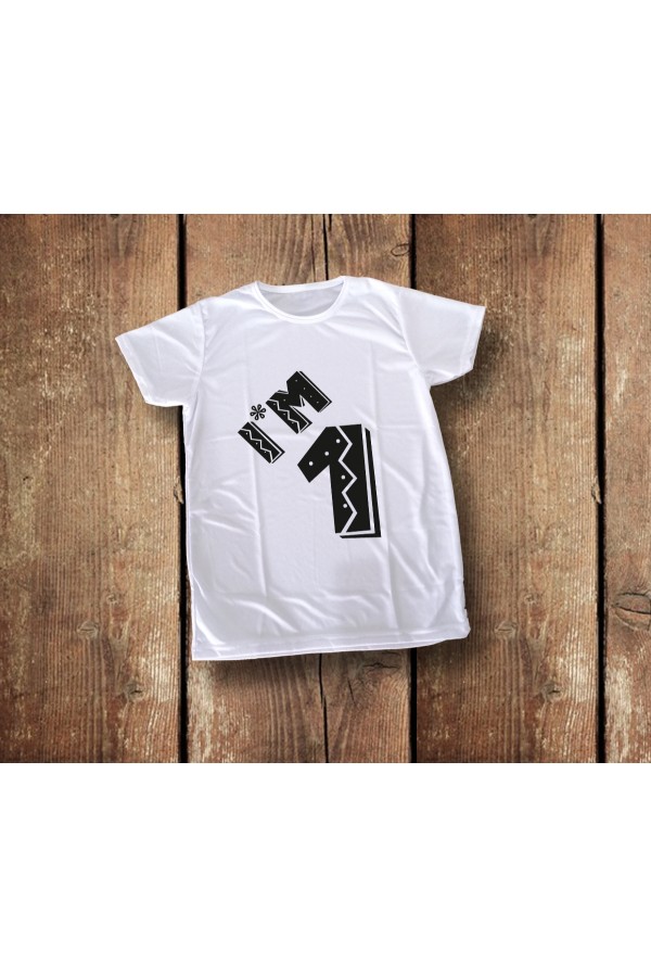 I'm 1 Temalı Bir Yaş Tişört