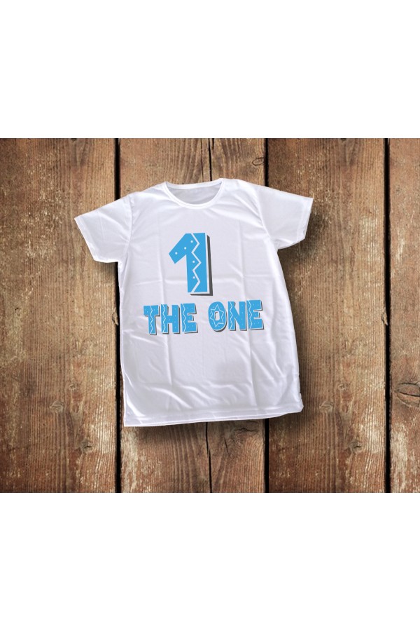 The One Temalı 1 Yaş kız - erkek Tişört