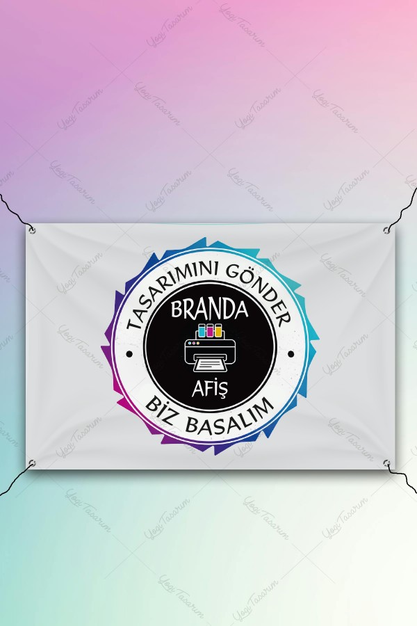 Branda Afiş Yatay