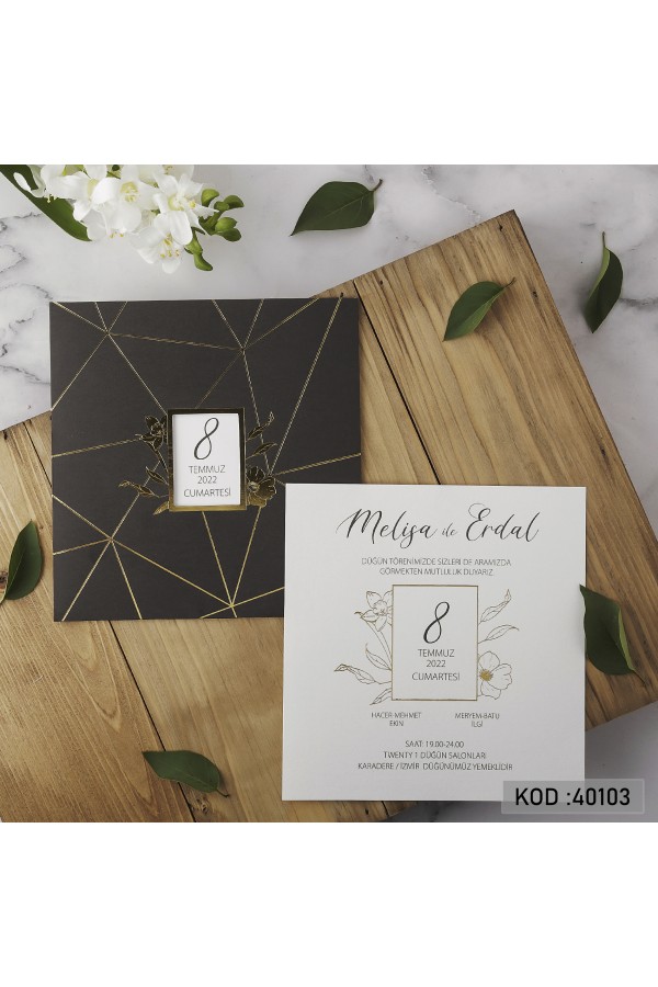 Davetiyeler - Yogi Davetiye 40103