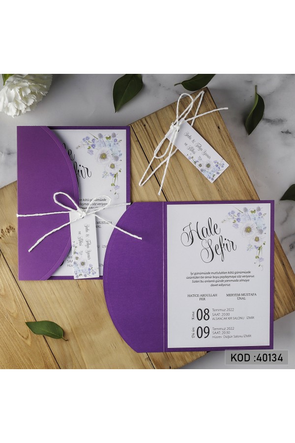 Davetiyeler - Yogi Davetiye 40134