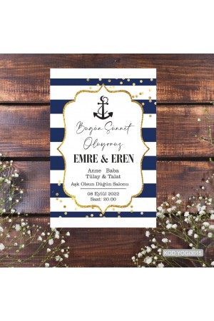 Yogi Sünnet Davetiyesi 3015