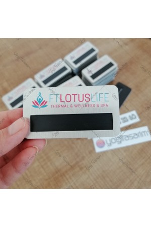 Metal Baskılı Dikdörtgen Yaka Kartı