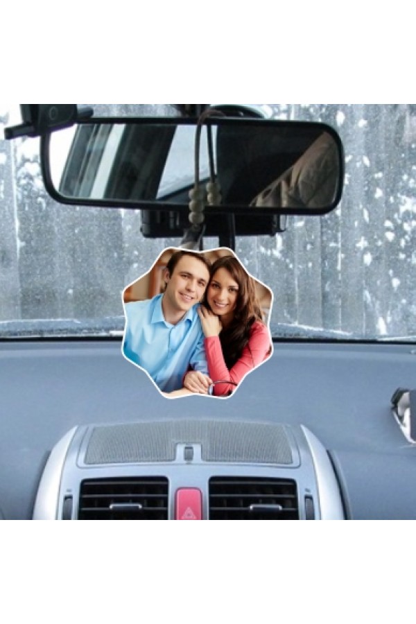 Resimli İsimli Dikiz Ayna Süsü