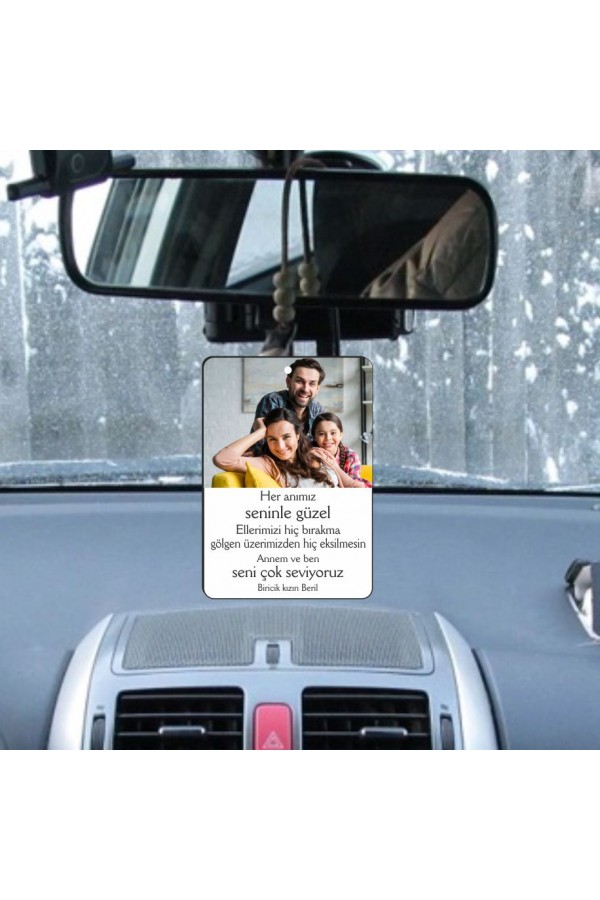 Resimli İsimli Dikiz Ayna Süsü modeli