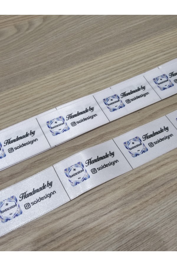 Logo ve İsminize Özel Baskılı Kumaş Etiket