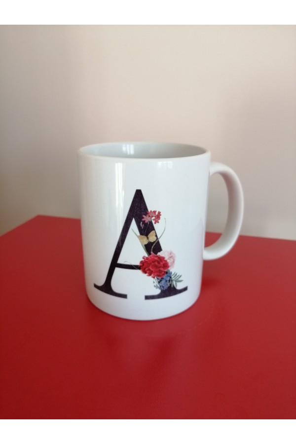 Baş Harfinize Özel Baskılı Kupa Bardak