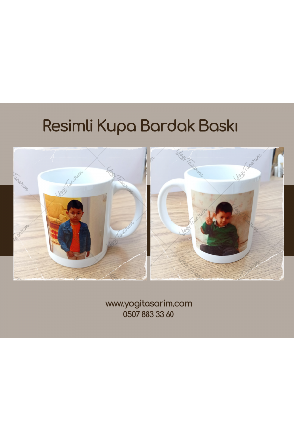 Resimli Kupa Bardak Baskı