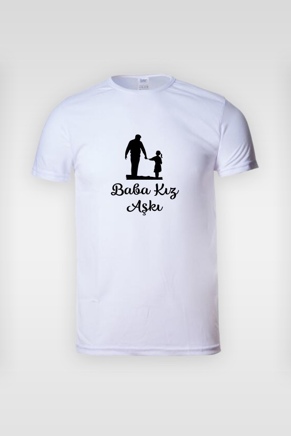Baba Kız Aşkı Tişört Baskı