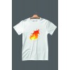 Big Flame Görsel Baskılı Unisex Tişört