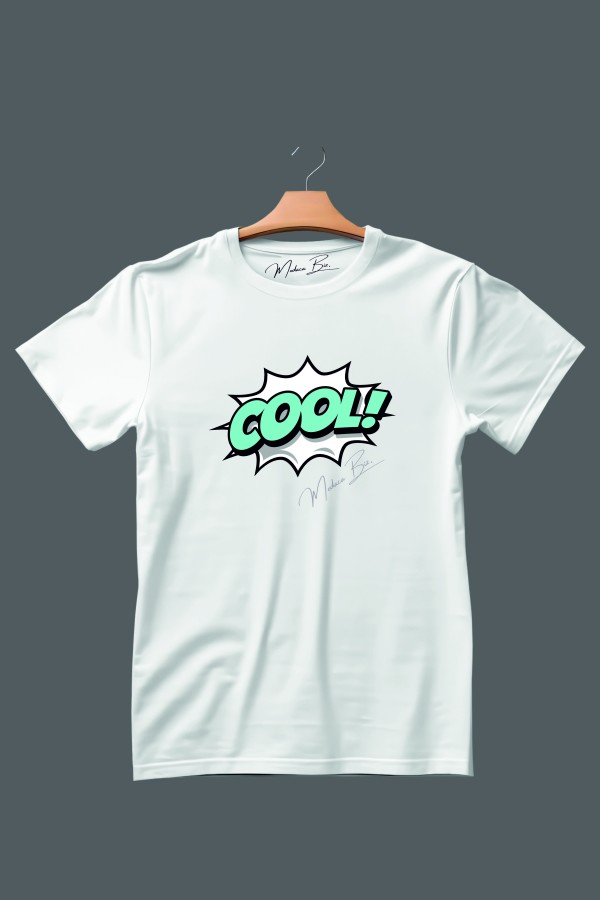 Cool Görsel Baskılı Unisex Tişört
