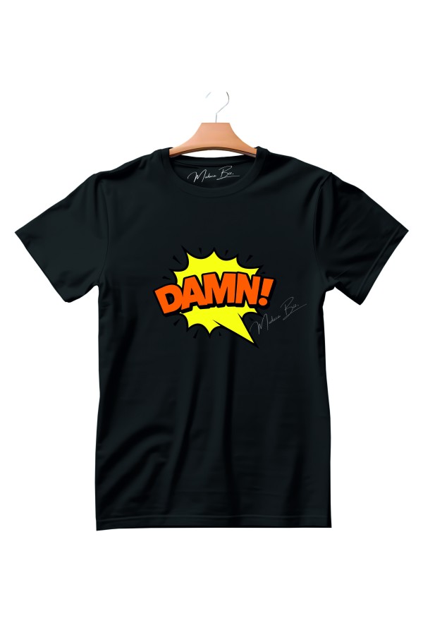 Damn Görsel Baskılı Unisex Tişört