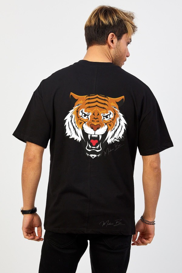 Leon Aslan Kafa Görsel Baskılı Unisex Tişört