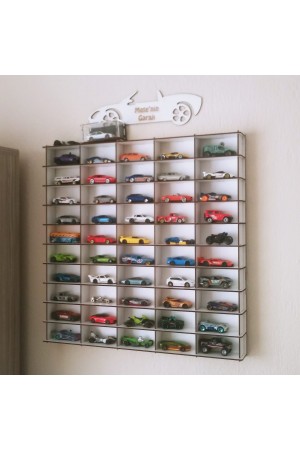 Oyuncak Araba Garajı İsme Özel Ahşap