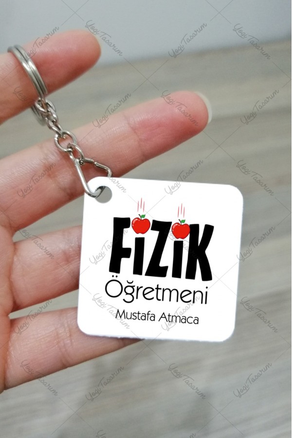 Fizik Öğretmeni Temalı Öğretmenler Günü Anahtarlık Fizik Öğretmeni Temalı Öğretmenler Günü Anahtarlık