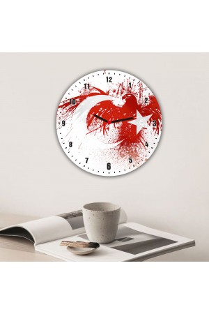 Ay Yıldız Duvar Saati Ay Yıldız Duvar Saati