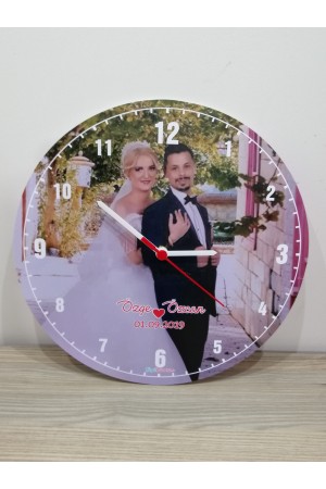 Resminize Özel Baskılı Duvar Saati Resminize Özel Baskılı Duvar Saati