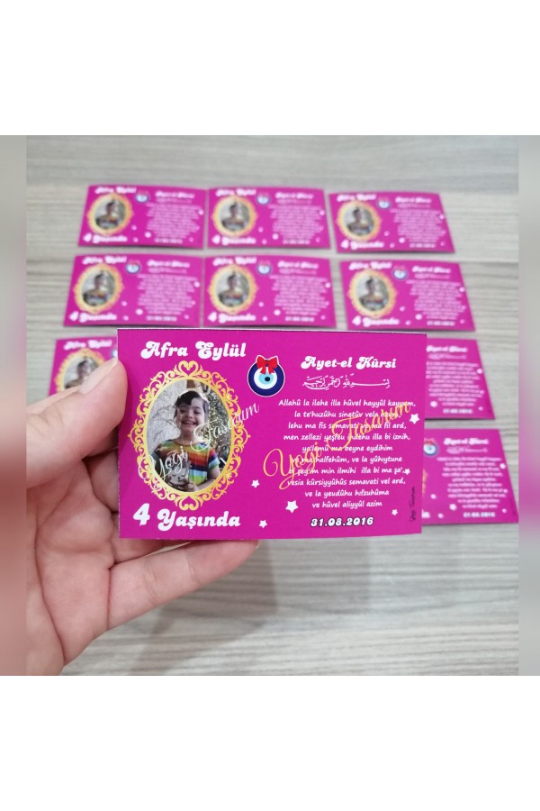 Dualı Doğum Günü Konsept Foto Magnet Dolap Magnet