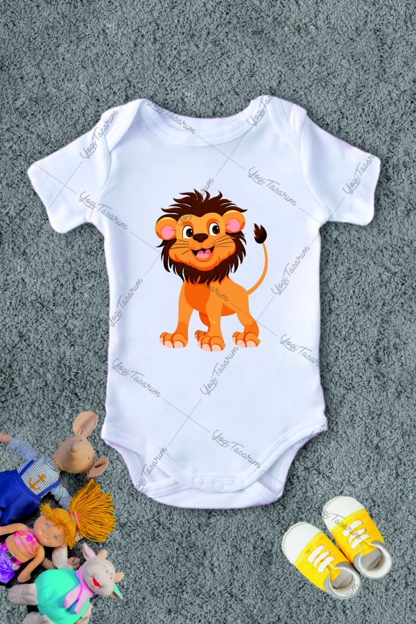 Aslan Temalı Bebek Zıbını