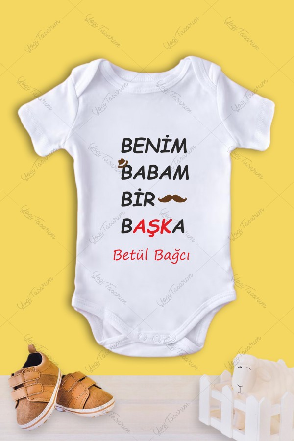 Benim Babam Bi Başka Temalı Bebek Zıbını
