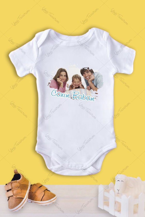 Canım Babam Resimli Bebek Zıbını