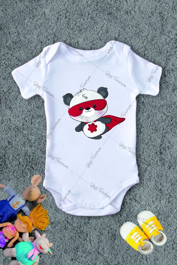 Süper Panda Temalı Bebek Zıbını