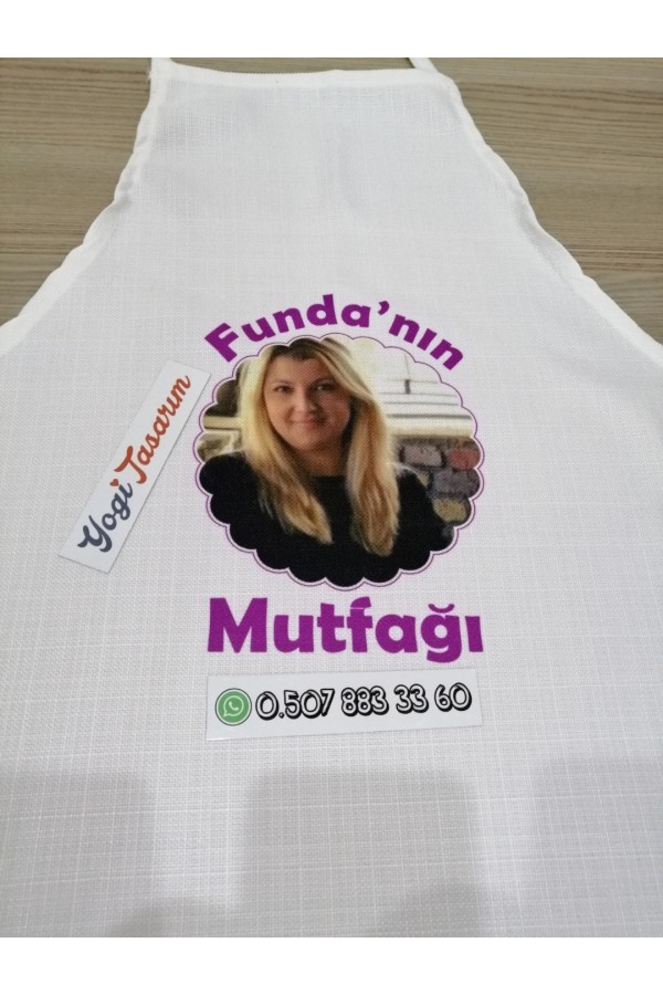 İsme Özel Resimli Mutfak Önlüğü İsme Özel Resimli Mutfak Önlüğü