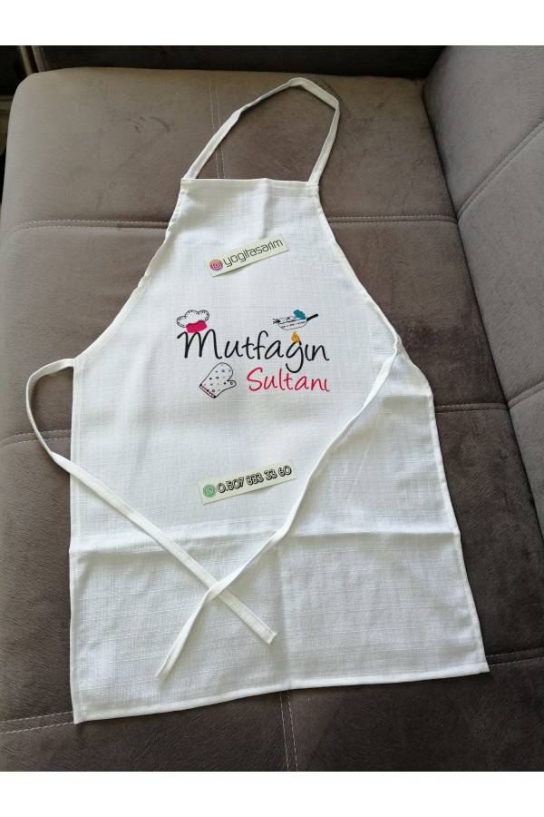 Mutfağın Sultanı Temalı Mutfak Önlüğü