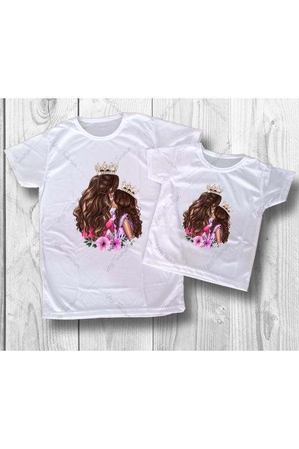 Anne Kız Kombin Prenses Konsept Tişört
