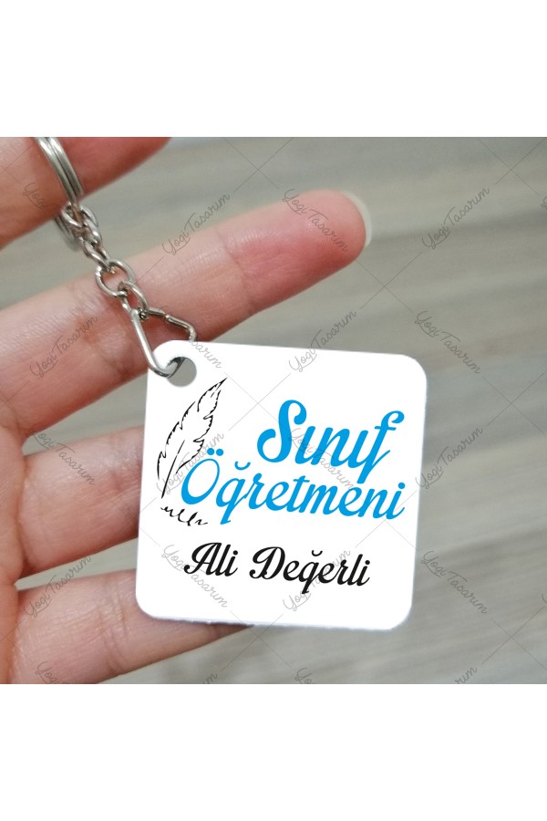 Sınıf Öğretmeni Temalı Öğretmenler Günü Anahtarlık